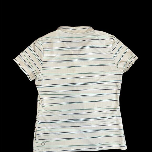 PUMA GOLF Women's Road Map Stripe PC Polo, Dazzling Blue, Medium - Picture 2 of 3
